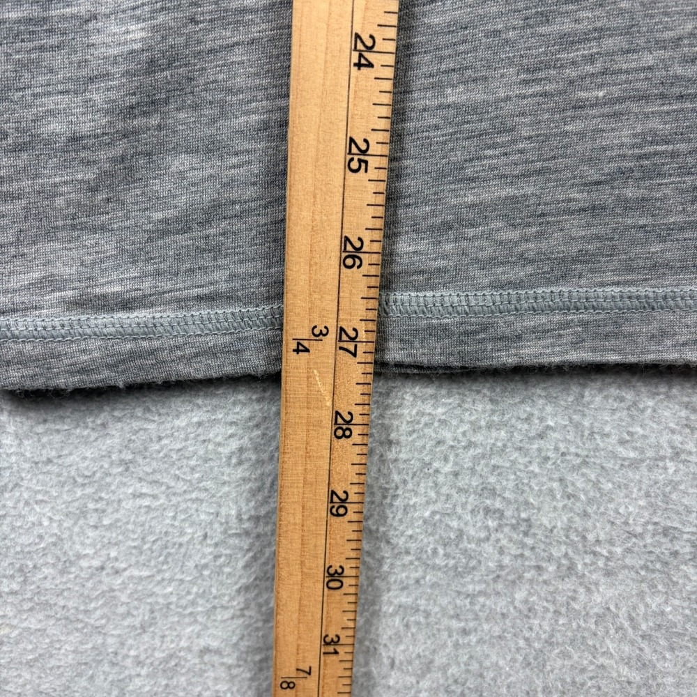 Woolly Clothing Polo Shirt Mens Medium Gray Merino Wool Pocket Hiking Travel - Picture 7 of 7